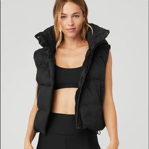 Ali Gold Rush Puffer Vest in Black, Size Small, Brand New w/ Tags!